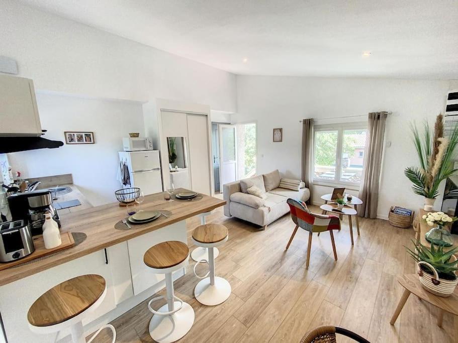 Les Penates Du Pastel - Jardin & Terrasse Apartamento Villefranche-de-Lauragais Exterior foto