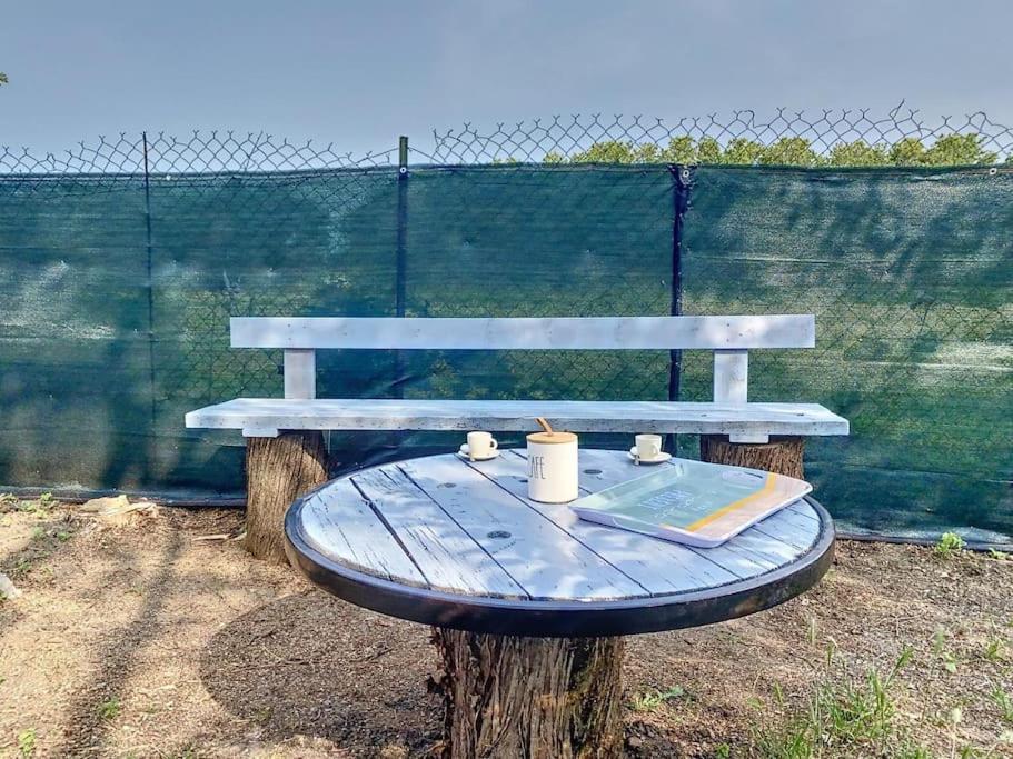 Les Penates Du Pastel - Jardin & Terrasse Apartamento Villefranche-de-Lauragais Exterior foto
